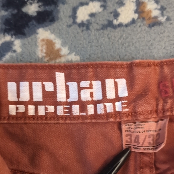 Urban Pipeline Burnt Orange Jeans - Picture 3 of 5
